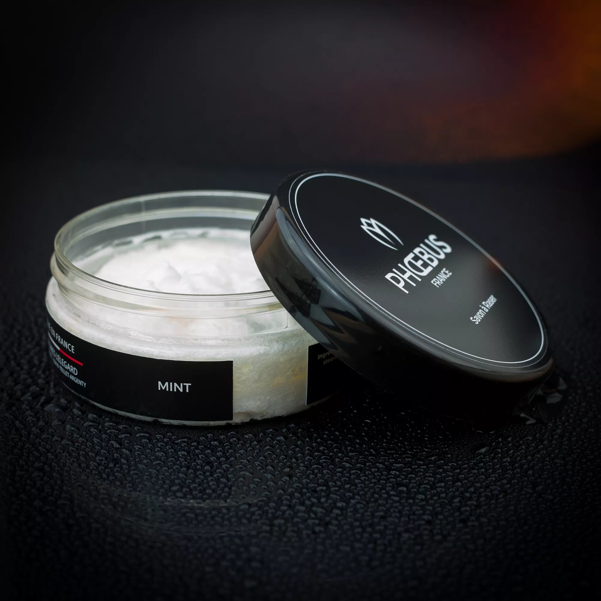 Le Père Lucien PHOEBUS MINT Shaving Soap for Men - Refreshing Mint Scented Shaving Cream with Natural Ingredients - Perfect for Daily Shaving Routine & Gift for Grooming Enthusiasts