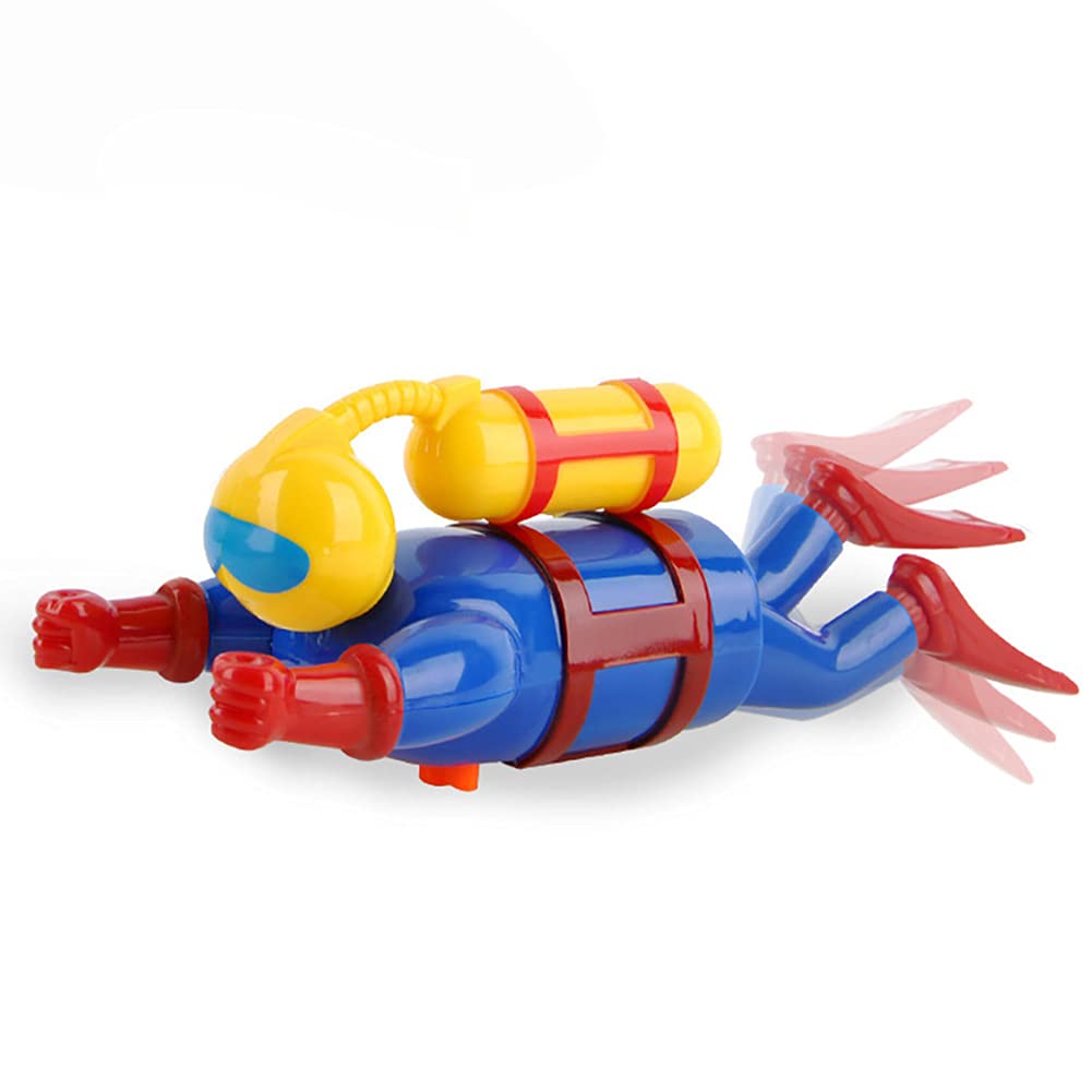 Wind-Up Scuba Diver Bath Toy for Kids - Fun Swimming Frogman Toy for Bathtime Play & Pool Parties | Waterproof Floating Bathroom Toy for Toddlers
