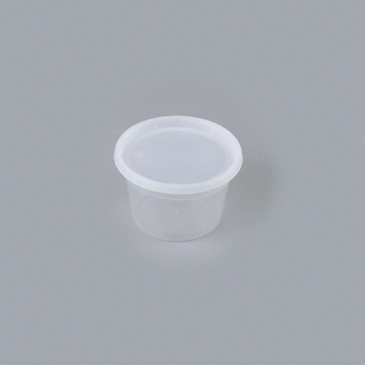 16 oz Round Clear Plastic Soup Containers with Lids - Microwave Safe, 4.5