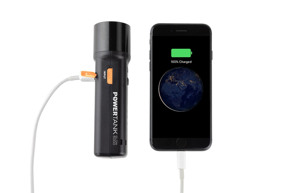 POWERTANK GLOW 5000 High-Capacity Portable Power Bank (93585) - Perfect for Camping, Travel & Emergency Power Backup