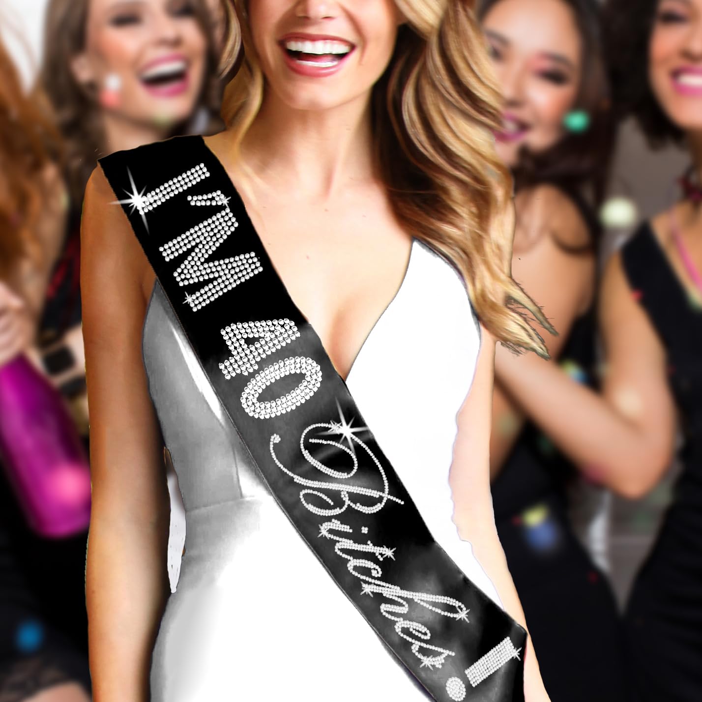 40th Birthday Satin Sash - Elegant 'It's My 40th Birthday' Premium Sash for Women - Perfect for Birthday Parties, Milestone Celebrations & Photo Props