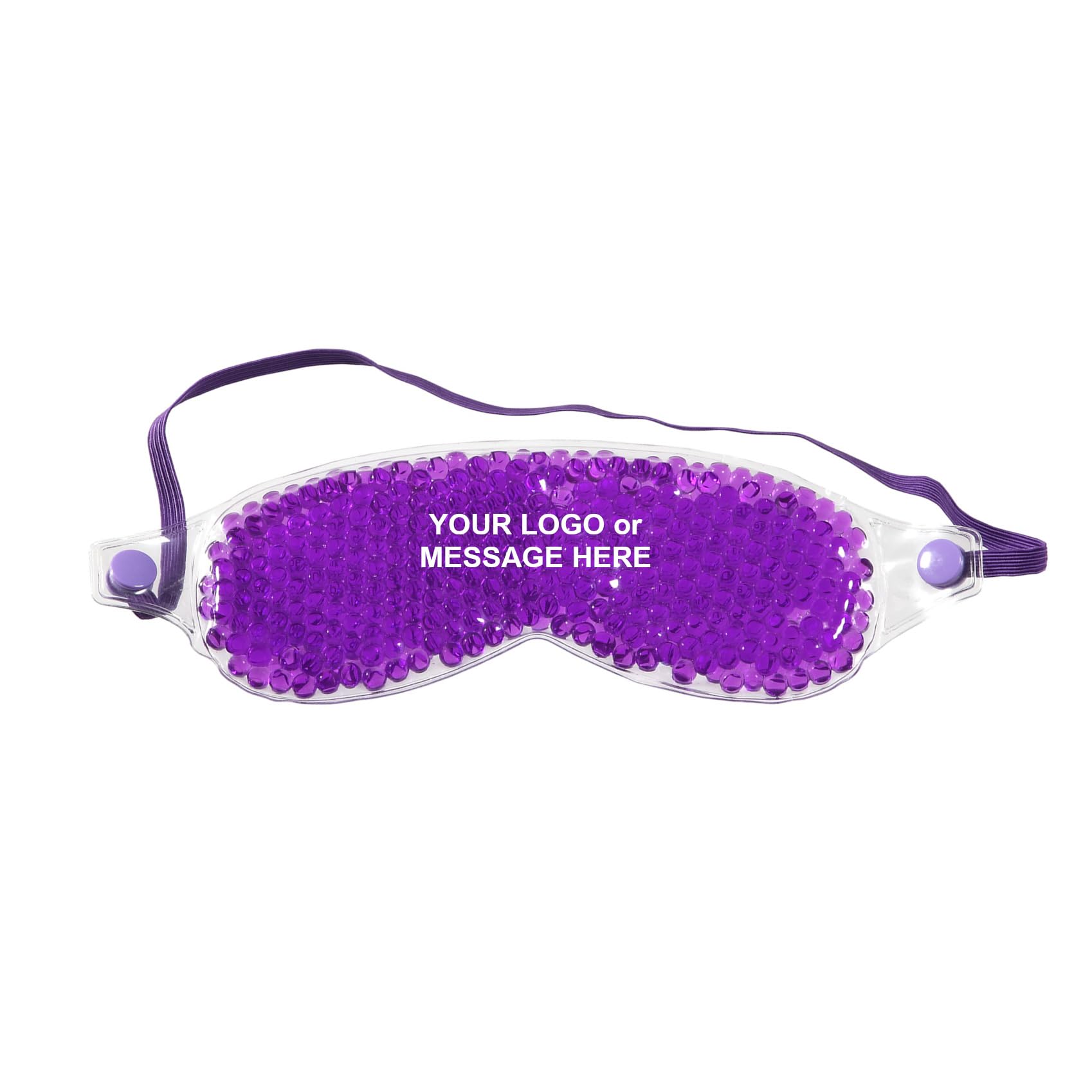 50-Pack Customizable Spa Face Mask with Aqua Pearls™ - Hot & Cold Therapy Packs for Relaxation - Personalized Logo/Text Imprint - Perfect for Massage, Skincare & Pain Relief