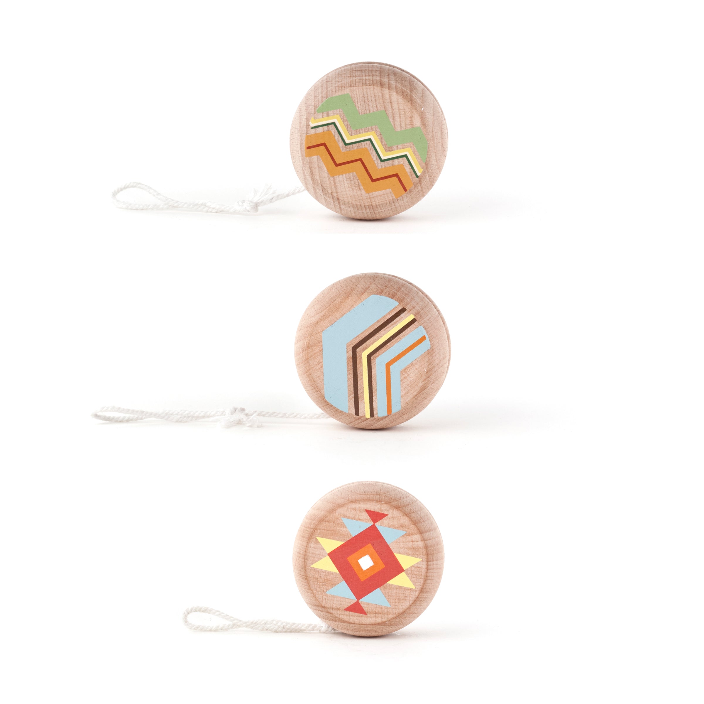 Premium Wooden Yo-Yo Set - Assorted Colors & Styles for Kids & Adults - Perfect for Outdoor Play, Stress Relief & Skill Development