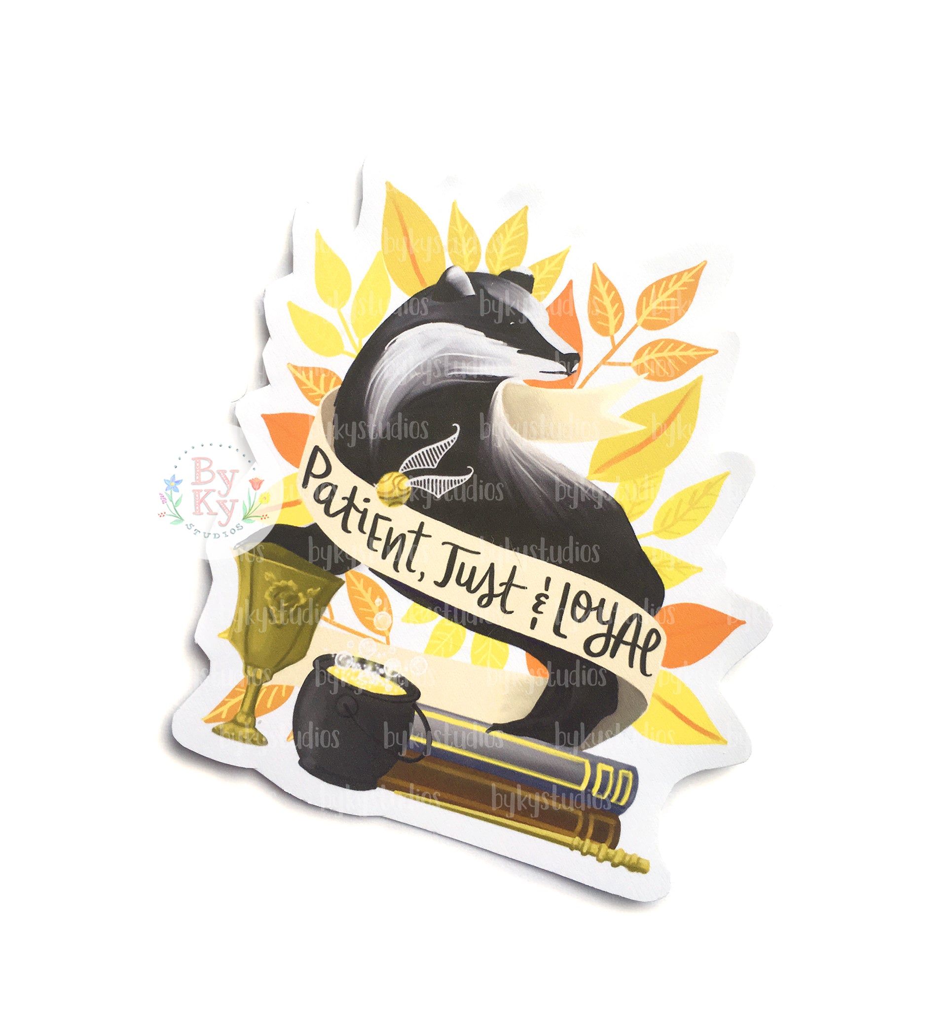 Badger Vinyl Sticker - Waterproof, Durable Decal for Laptops, Cars & DIY Crafts - Perfect for Outdoor Use & Personalization