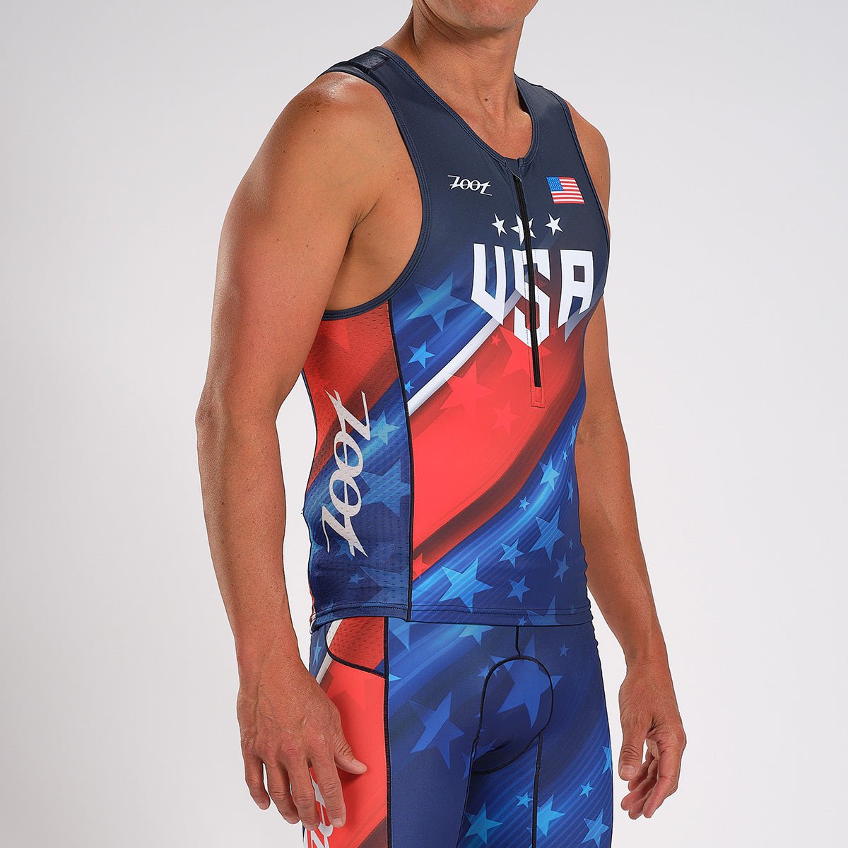Men's Limited Edition Tri Tank Top - Breathable & Comfortable Workout Shirt for Gym, Running & Sports | USA Made