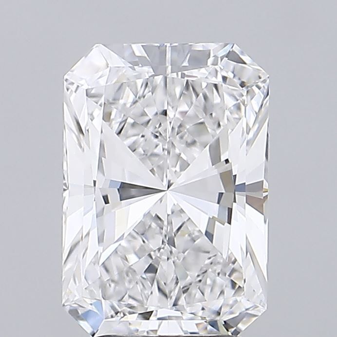 2.96 Carat D VVS2 Radiant Cut Lab Grown Diamond - Premium Engagement Ring Center Stone for Bridal Jewelry & Anniversary Gifts