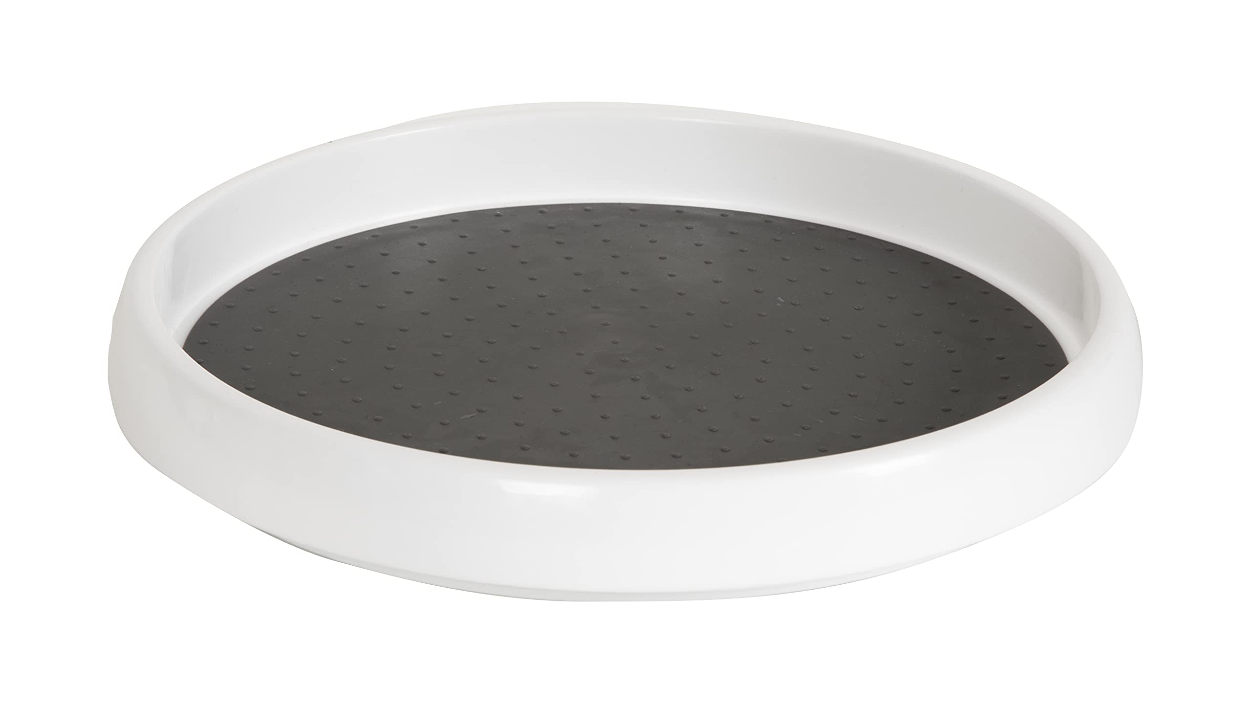 Non-Slip Lazy Susan Turntable Organizer for Kitchen Pantry & Cabinet - Gray Standard Size (3061A12-AMZ) - Perfect for Spice Storage, Condiment Organization & Easy Access to Kitchen Essentials