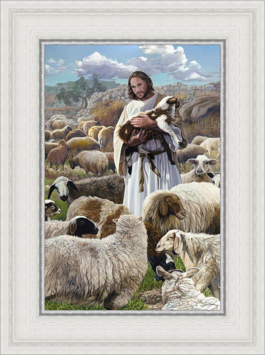 Finding The One By Liz Lemon Swindle - Inspirational Christian Art Print for Home, Office & Gift Giving - Perfect for Weddings, Anniversaries & Spiritual Decor