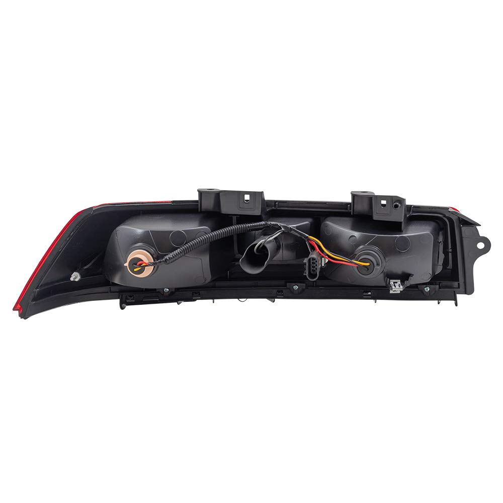 Brock Replacement Halogen Tail Lights for 2014-2015 Chevy Camaro - Driver & Passenger Side (Part #23256981, 23489170) - Upgrade Your Car's Rear Lighting for Night Driving Safety