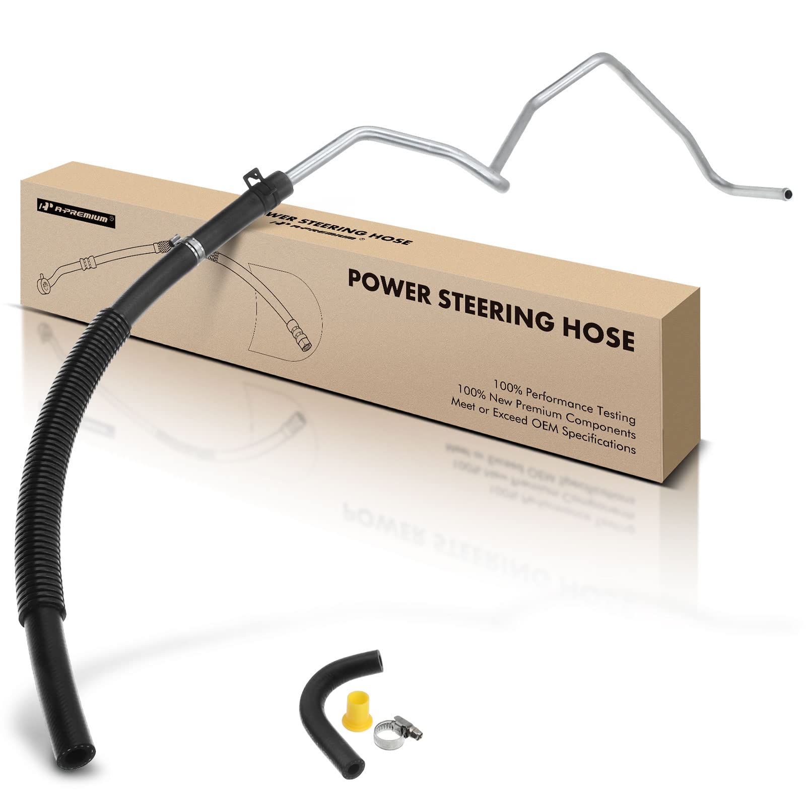 Premium Power Steering Hose Return Line Assembly for Dodge Grand Caravan, Caravan, Chrysler Town & Country & Voyager - Cooler to Reservoir Replacement - Perfect for Smooth Steering & Leak Prevention