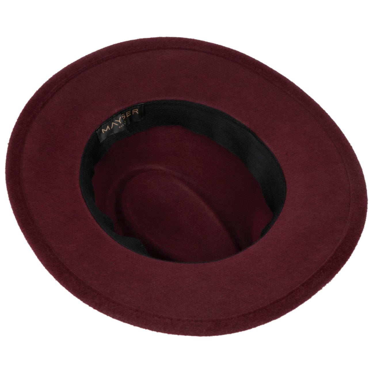 Mayser Pita Fur Felt Hat for Women & Men - Classic Fedora Style Winter Hat for Outdoor Activities, Travel & Fashion