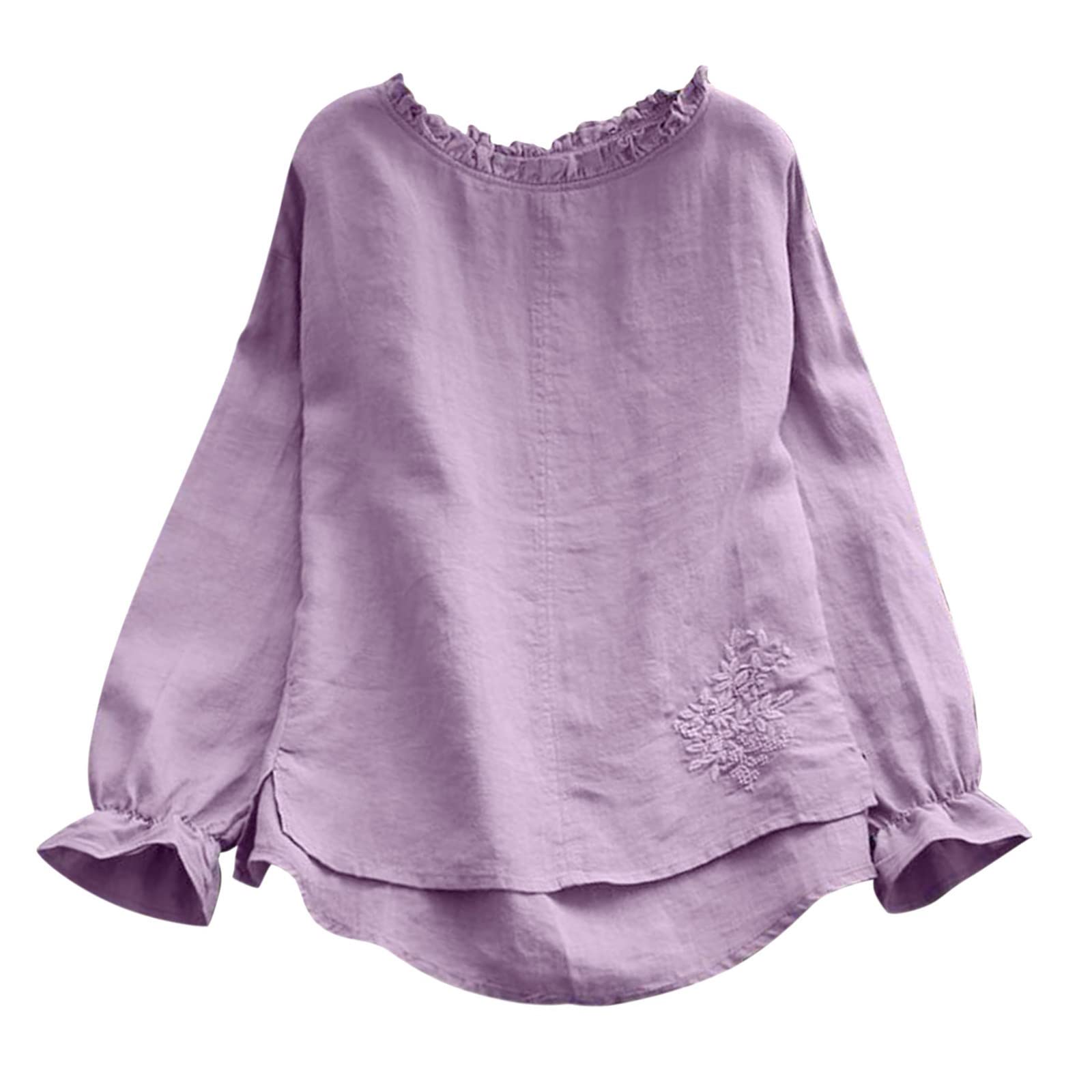 Women's Casual T-Shirts - Short & Long Sleeve Scoop Neck Fitted Tops - Plain Basic Tees for Everyday Wear | Perfect for Work, Weekend & Layering