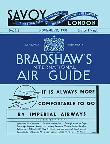 Bradshaw's International Air Guide 1934 - Vintage Aviation Travel Book for Collectors & History Enthusiasts | Perfect for Home Library, Historical Research & Gift Giving