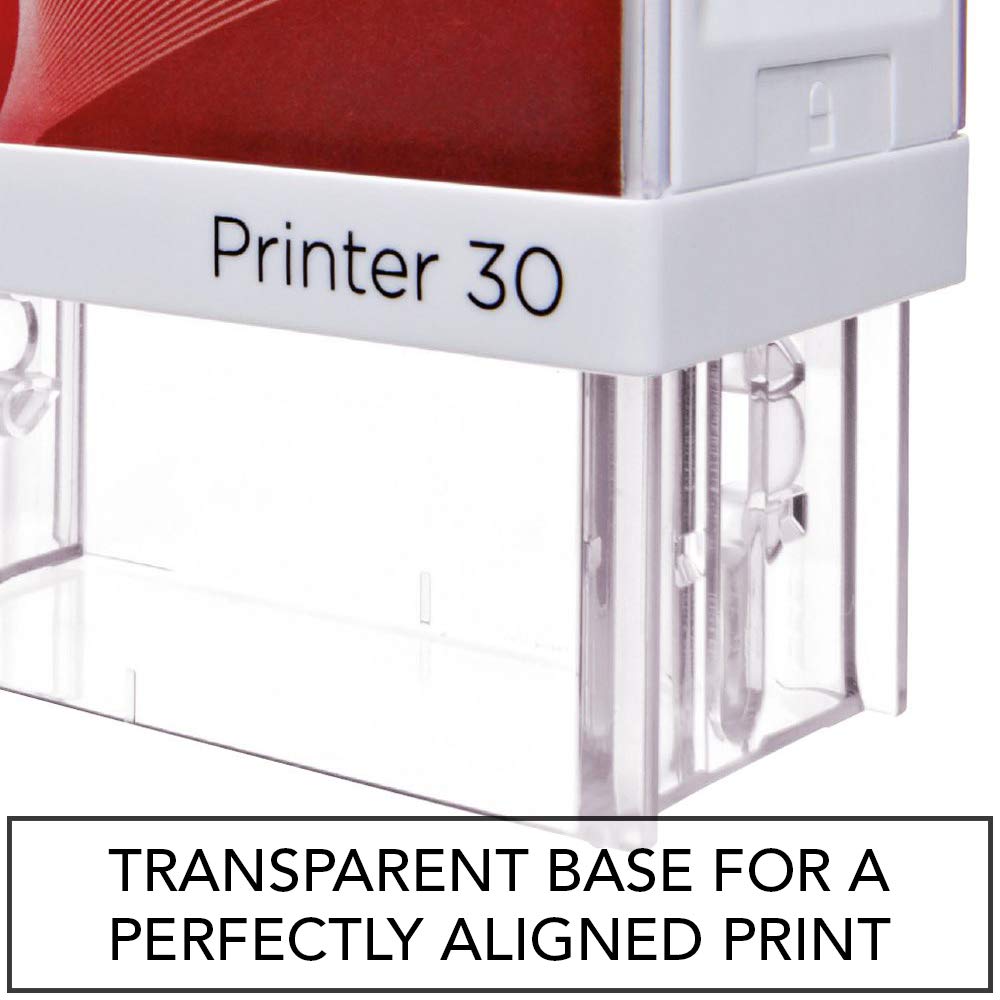Custom Self-Inking Stamps with 4 Lines - Personalized Text Stamp for Return Address, Bank Deposit & Large Messages | Perfect for Home, Office & Business Use | Stamp by Me