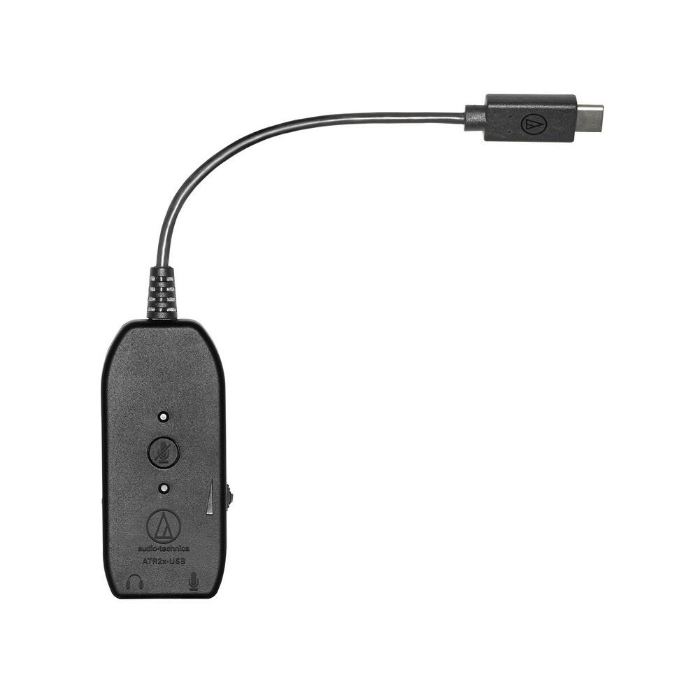 Audio Technica ATR2x USB Digital Audio Adapter - 3.5mm to USB Converter for Podcasting, Streaming & Home Recording Studio Setup
