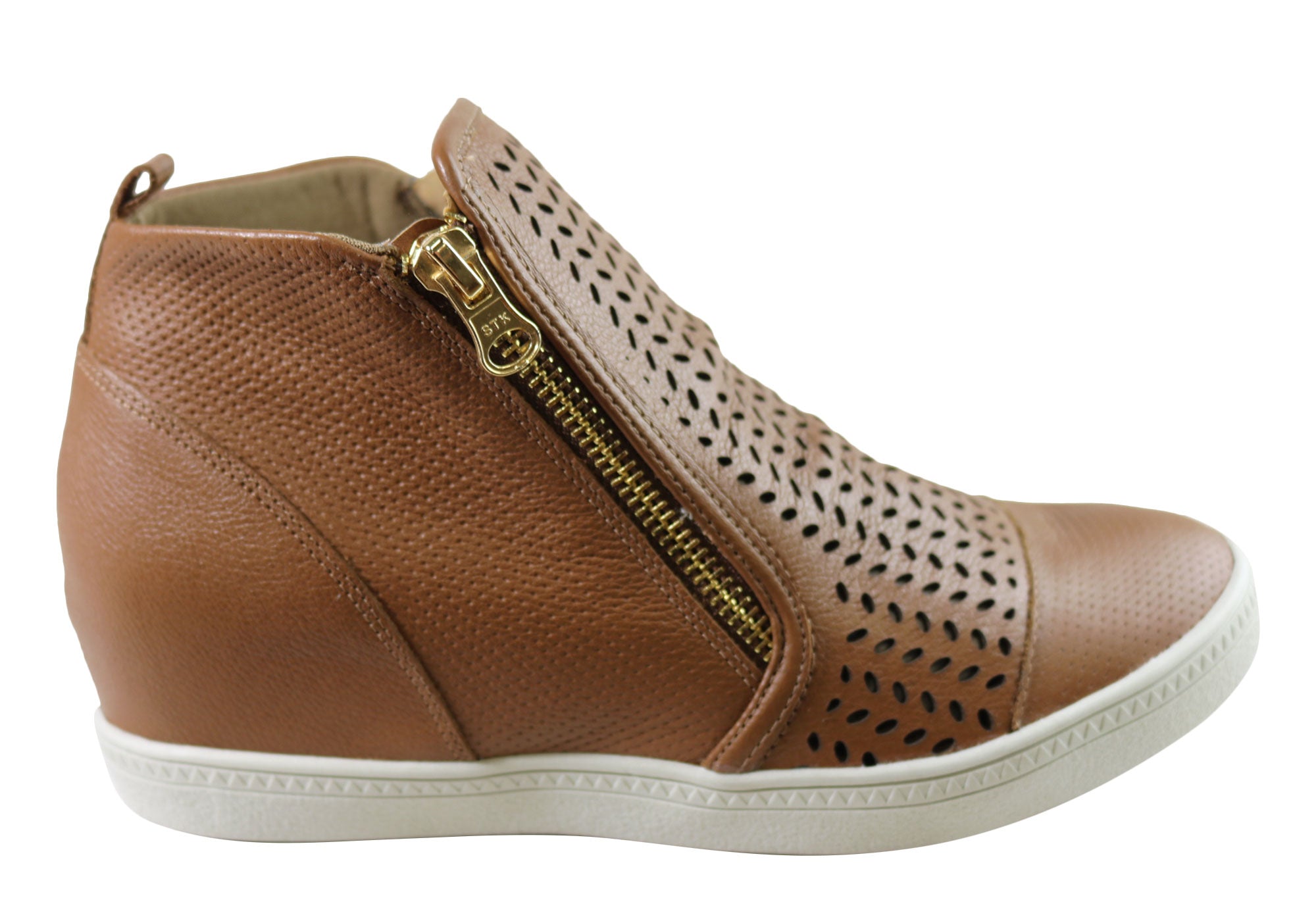 Orcade Mimosa Women's Comfortable Leather Ankle Boots - Made in Brazil - Perfect for Work, Casual Wear & Outdoor Activities