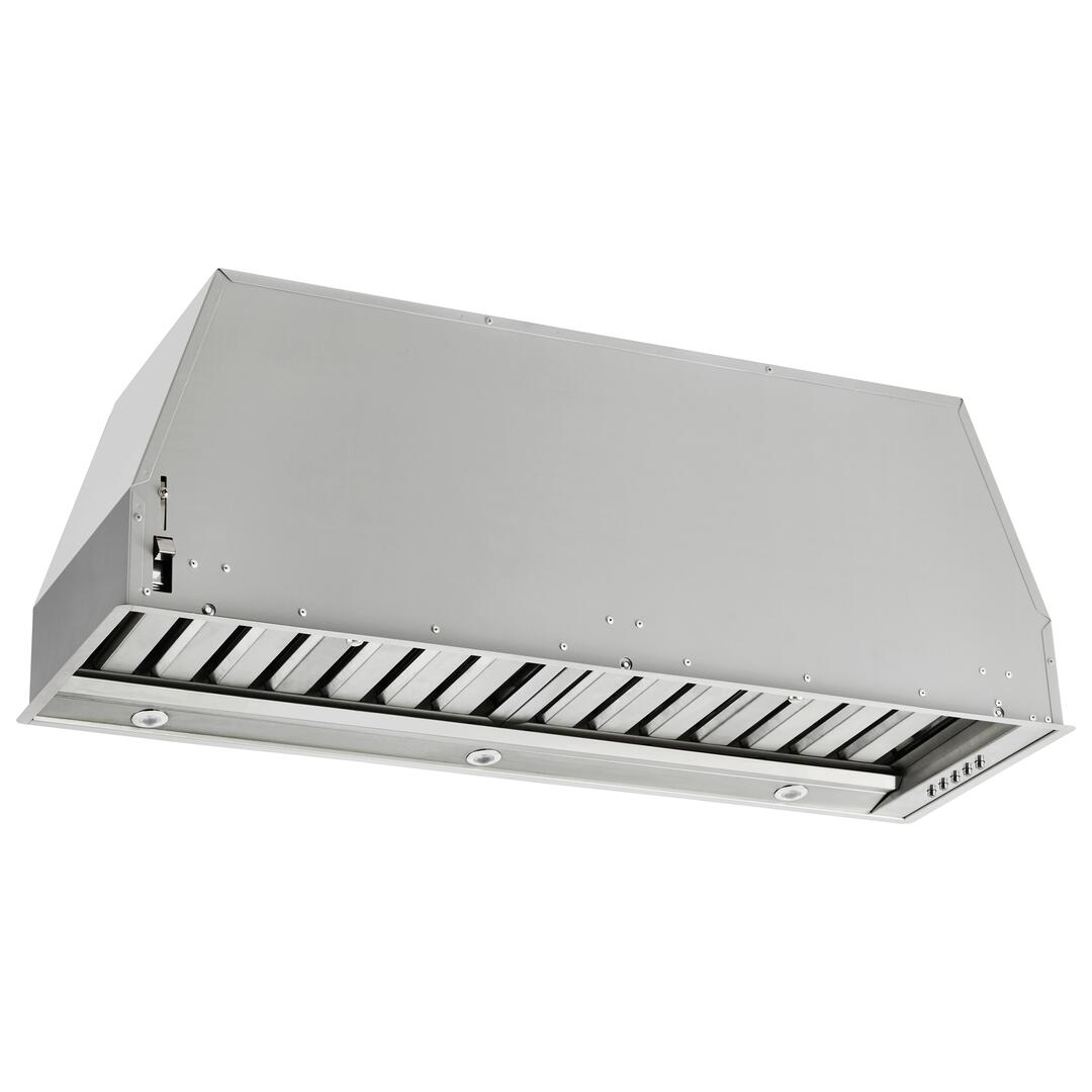Forno Frassanito 36 Inch Stainless Steel Range Hood Insert FRHRE5346 - Powerful 900 CFM Kitchen Vent Hood for Gas Stoves - Perfect for Modern Home Cooking & Smoke Removal