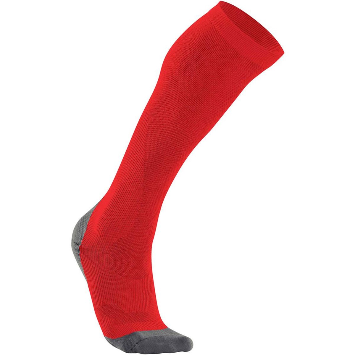 2XU Women's Compression Performance Running Socks - Red & Grey (Small) | Moisture-Wicking & Arch Support for Marathon Training, Gym Workouts & Active Lifestyle