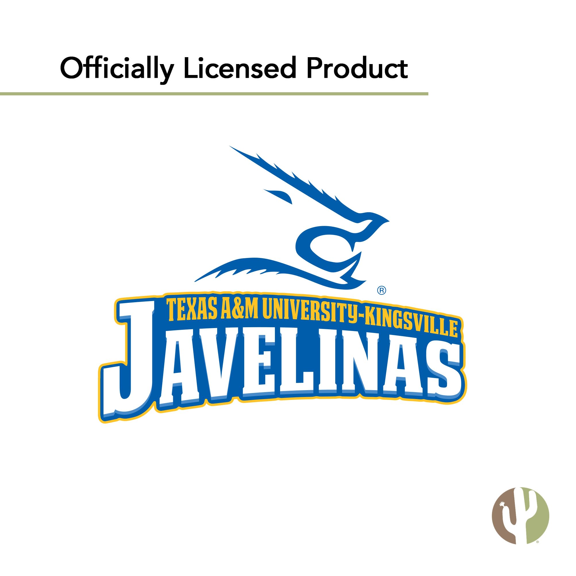Texas A&M University Desert Cactus Vinyl Decal Sticker - TAMUK Javelinas Laptop, Water Bottle, Car, Scrapbook Decoration - Perfect for College Dorm, School Spirit, Tailgating & Fan Gifts (IND 00007A)