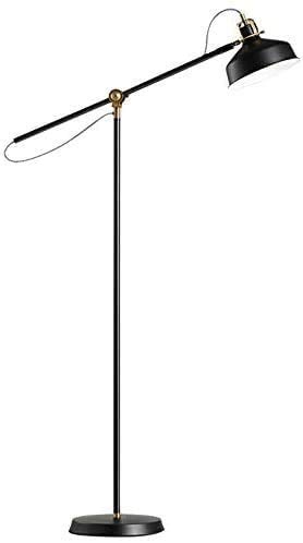 Modern Stainless Steel Bracket Floor Lamp - Eye Protection Reading Light for Bedroom, Living Room & Office - Adjustable Standing Light for Bedside, Study & Workspace