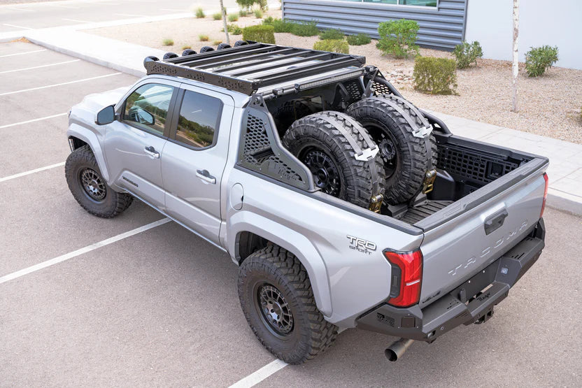 2024+ Toyota Tacoma Chase Rack by Rago Fabrication - Heavy Duty Off-Road Truck Bed Rack for Overlanding & Adventure Gear Storage