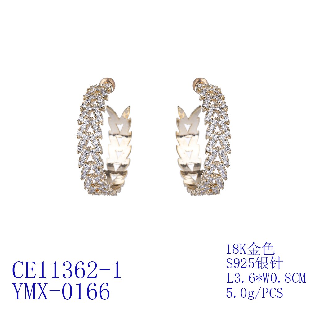 Cubic Zirconia CZ Round Stud Earrings for Women - Wedding, Bridal, Birthday Party Jewelry Gift - Perfect for Brides, Girlfriends & Special Occasions