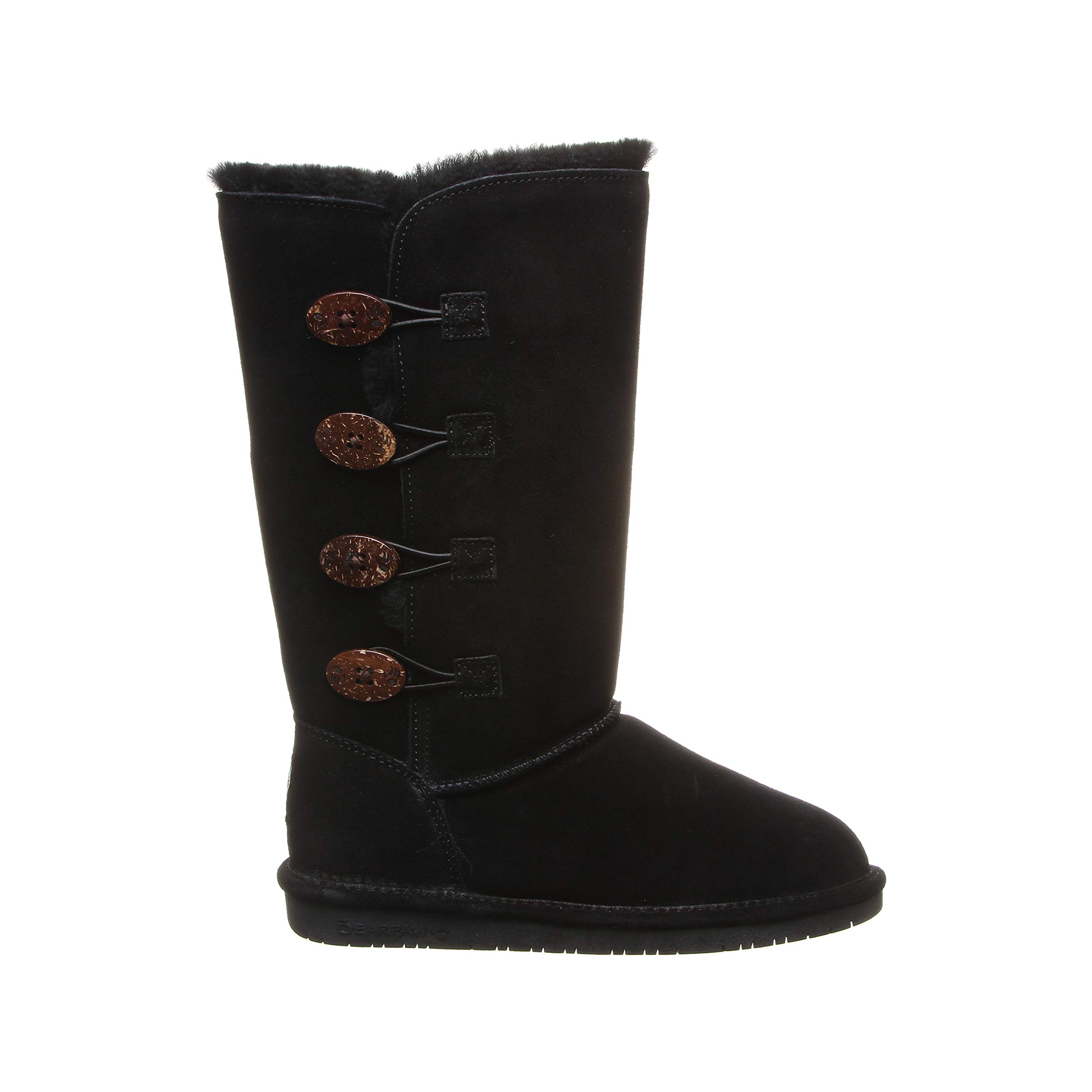 BEARPAW Women's Lori Suede Slip-On Winter Boots - Comfortable & Warm, Multiple Colors - Perfect for Casual Outings, Snow Days & Cold Weather Wear