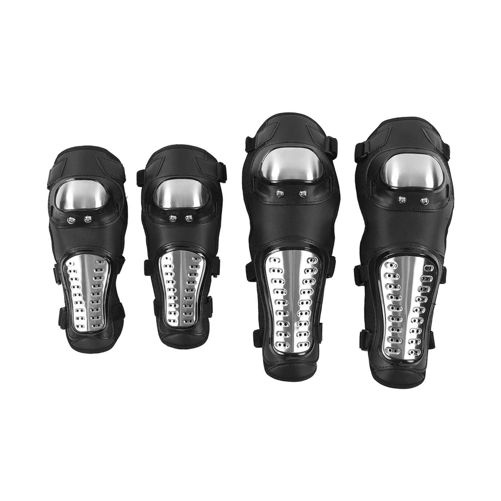 Motorcycle Knee & Elbow Pads - Breathable Protective Gear for MTB, ATV, Motocross Riding