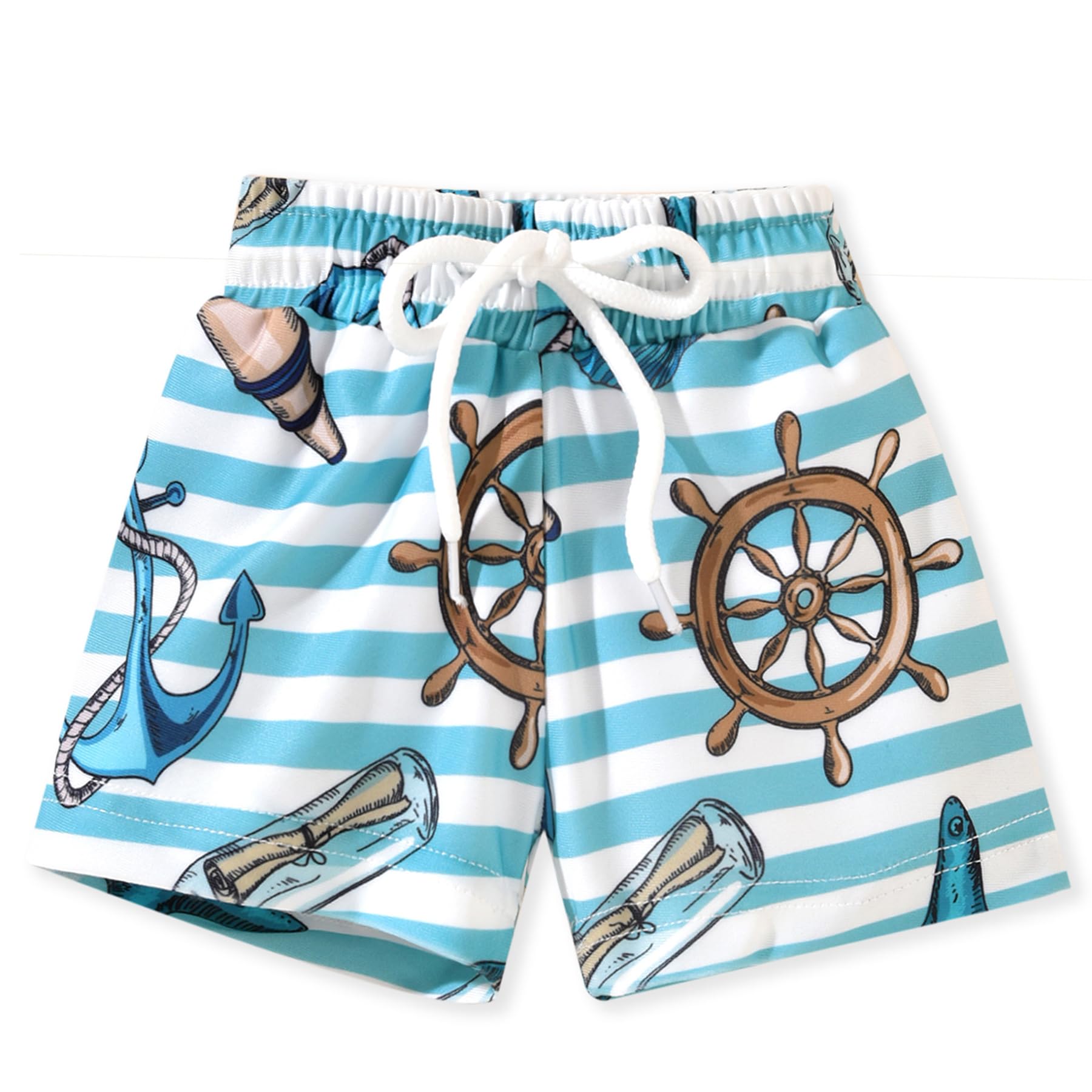 Fioukiay Baby Boy Swim Trunks - Toddler & Infant Boys' Swimsuit with UPF Protection | Perfect for Beach, Pool & Summer Water Play