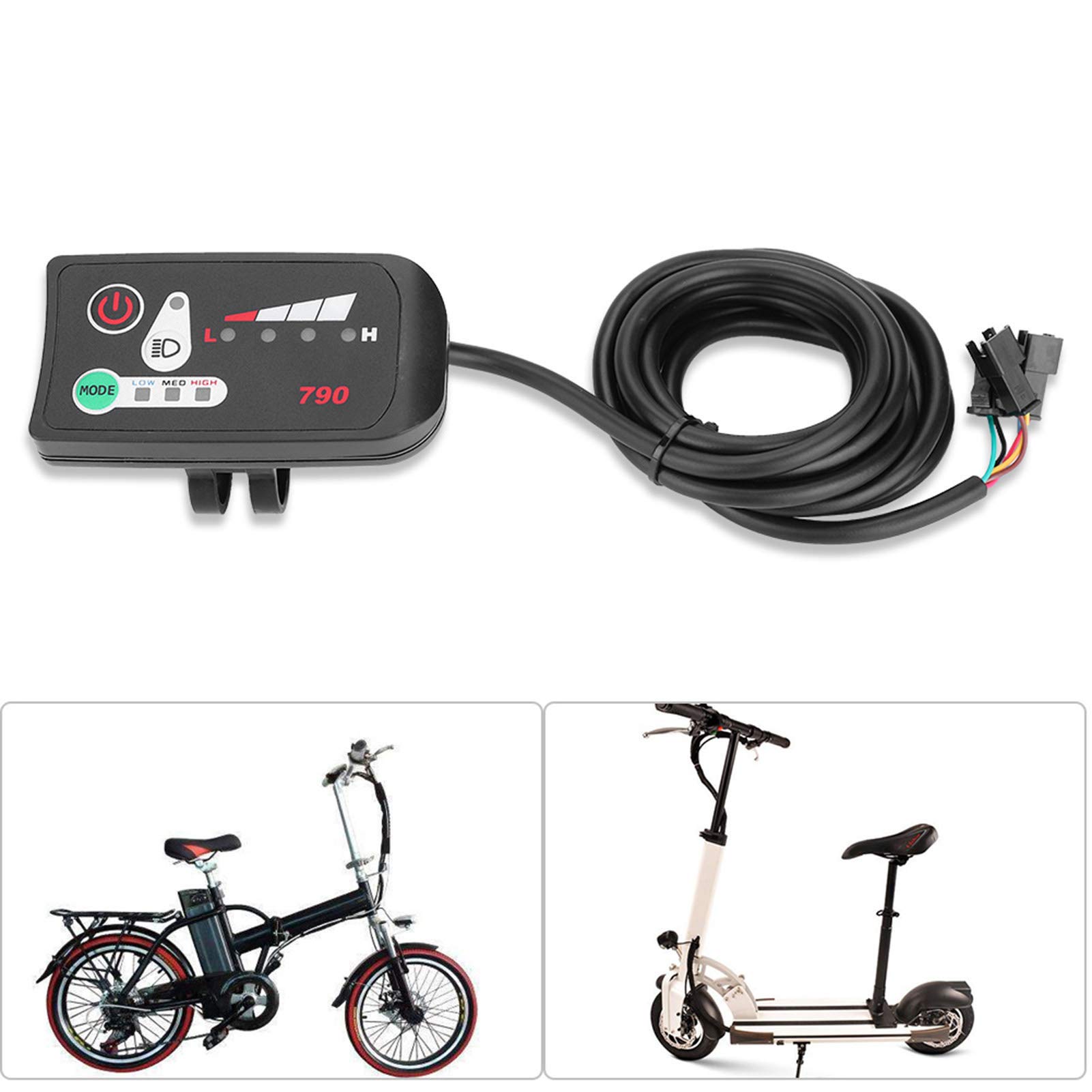 **BNineteenteam 24V 36V 48V Electric Bike LED Display Control Panel - DIY Bike Display Controller for E-Bike Conversion - Perfect for Commuting, Off-Road & Urban Riding**