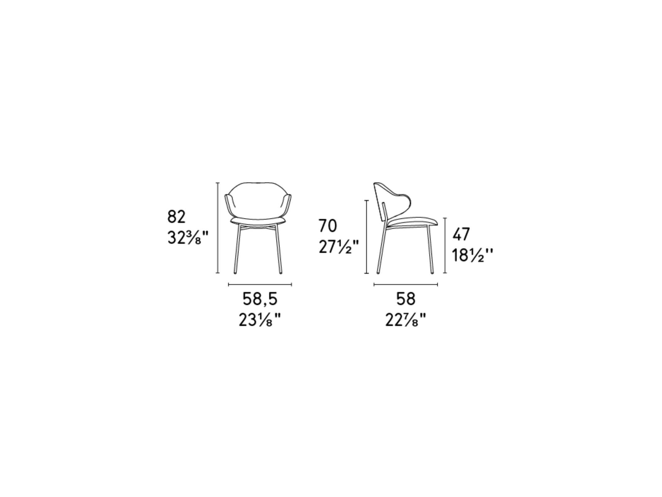 Holly Chair - Modern Accent Chair for Living Room, Bedroom & Office - Stylish Upholstered Armchair with Wooden Legs - Perfect for Relaxing, Reading & Decorating Your Home