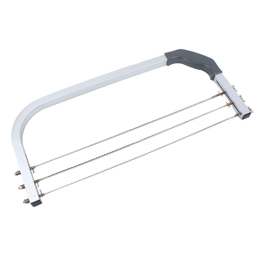 Estink Adjustable 3-Wire Stainless Steel Cake Cutter Leveler - Professional Baking Tool for Wedding & Birthday Layer Cakes - Perfect for Cake Decorating, DIY Baking, and Even Cake Slicing