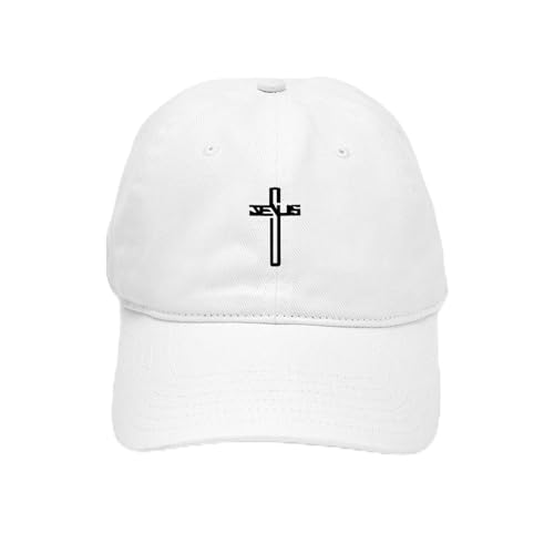White - Jesus Cross Cap