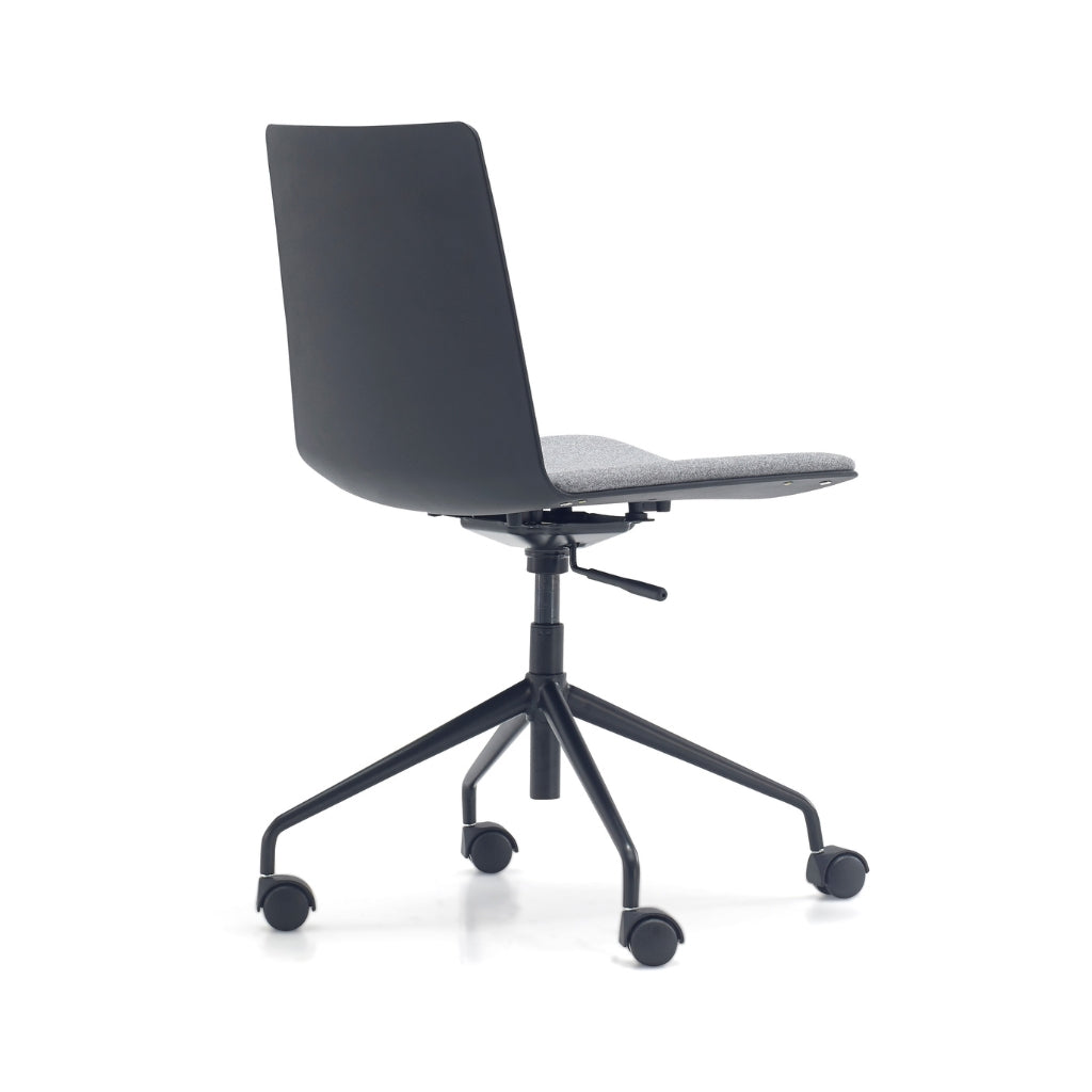 Comfortable Mobel Maven Upholstered Swivel Chair for Office, Living Room & Bedroom - Modern Ergonomic Seat with 360° Rotation