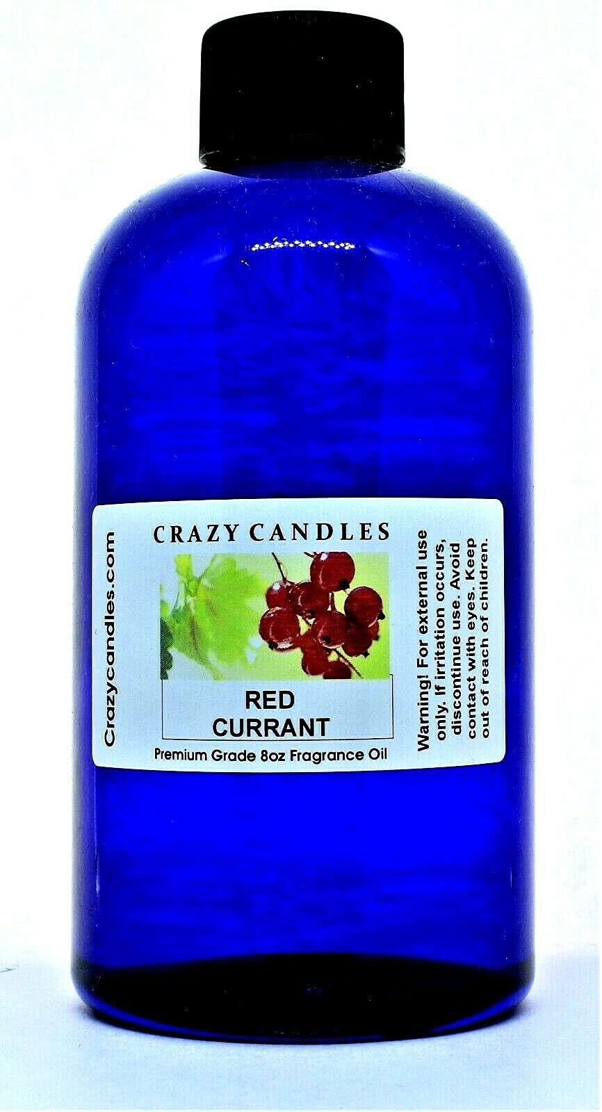 8oz Red Currant Fragrance Oil - Premium Grade Scented Oil for Candles, Soaps & Diffusers - 8 Fl Oz (237ml) by Crazy Candles - Perfect for Aromatherapy, Home Scenting & DIY Projects