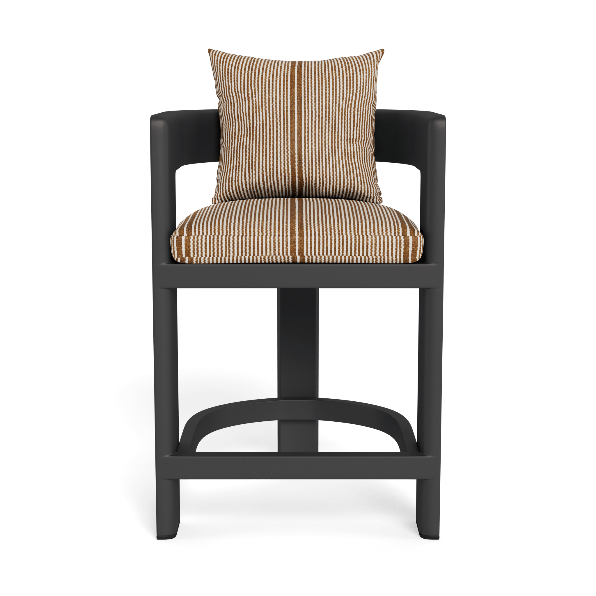 Victoria Aluminum Counter Stool - Modern Bar Stools for Kitchen Island, Breakfast Nook & Home Bar - Adjustable Height & Comfortable Seat - Perfect for Dining, Entertaining & Small Spaces