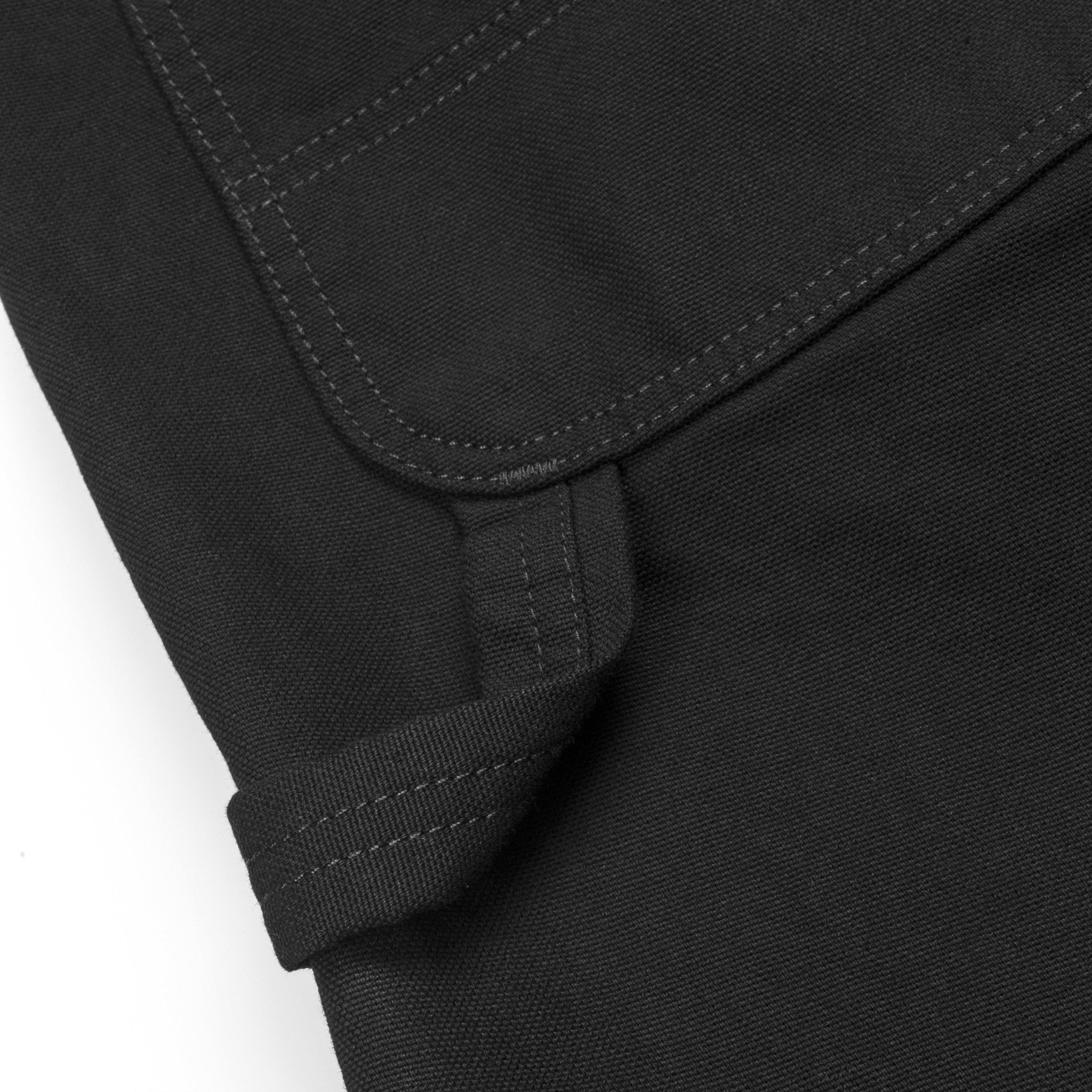 Men's Black Bib Overalls - Durable Workwear for Farming, Construction & Outdoor Activities