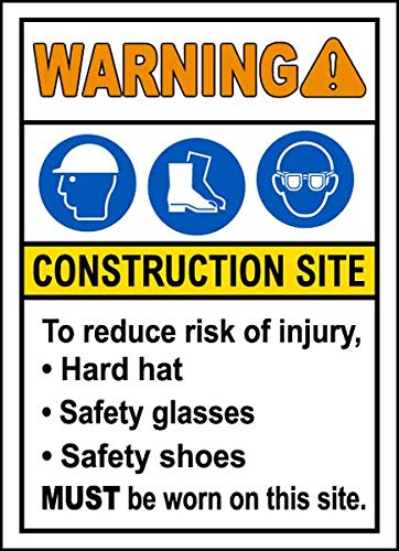 Vinyl Safety & Warning Stickers Bundle - 2-3 Pack (3.5