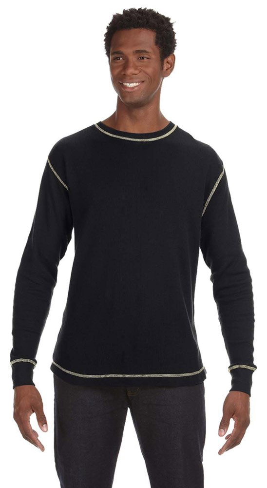 J. America Vintage Long-Sleeve Thermal T-Shirt for Men & Women | Soft Cotton Blend | Cold Weather Layering | Casual & Outdoor Activities