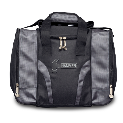 Hammer Raw Single Tote Grey Bowling Bag - Premium Bowling Accessory for Men & Women - Perfect for League Play, Tournaments & Practice Sessions