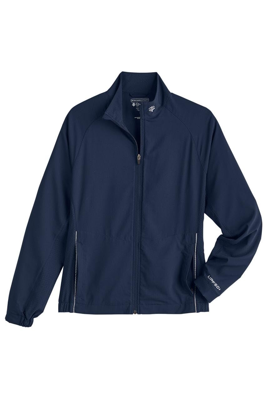 Coolibar UPF 50+ Men's Sun Protective Outpace Sport Jacket - Lightweight Breathable Fishing Hiking & Outdoor Activities