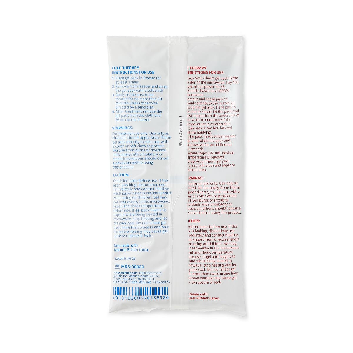 Reusable Hot and Cold Gel Pack for Pain Relief - 5x10 Inches (16 Pack) - Perfect for Muscle Soreness, Injuries, and Post-Surgery Recovery