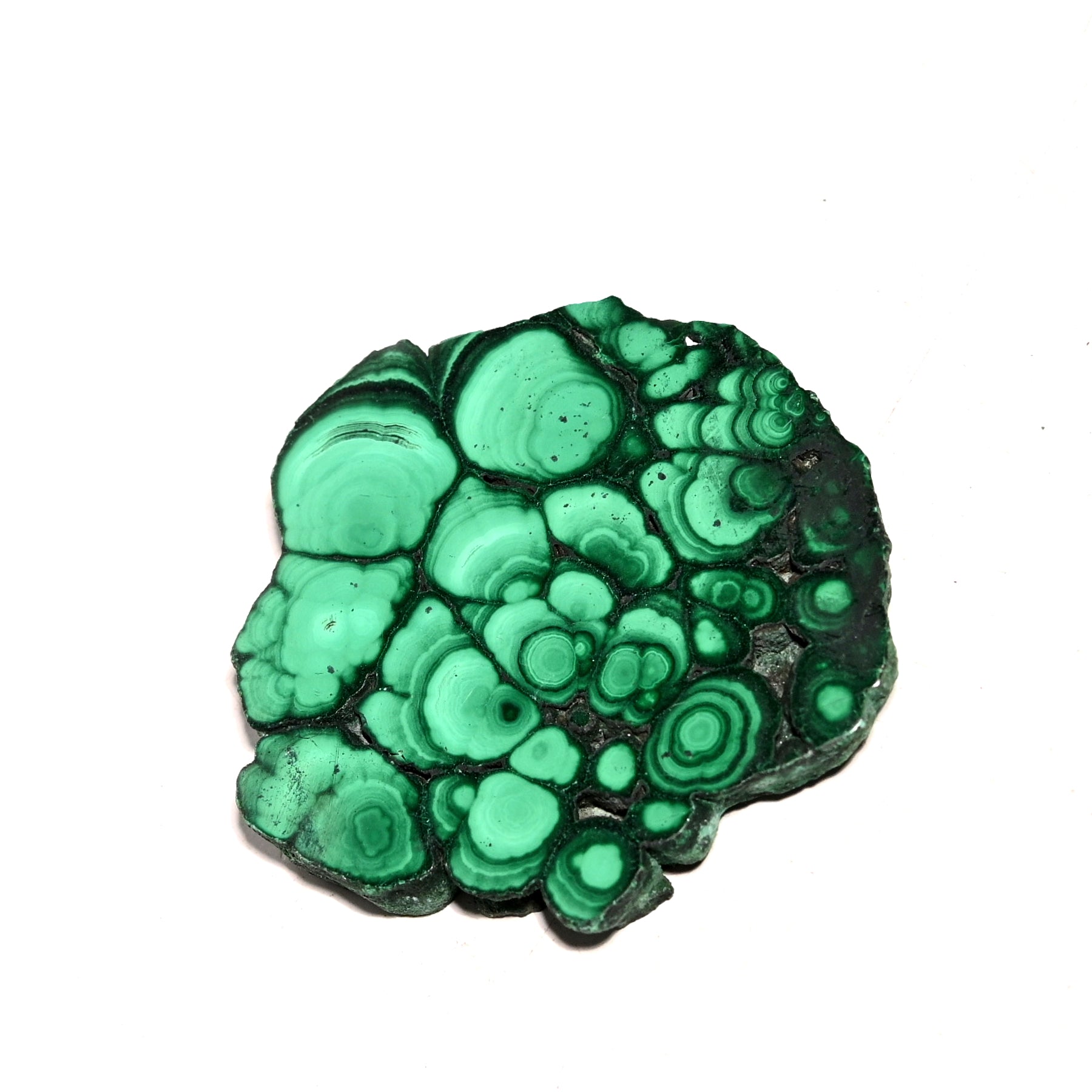 Natural Malachite Slab - Premium Polished Green Stone for Jewelry Making, Home Decor & Crystal Healing | Perfect for DIY Crafts, Meditation & Gifts