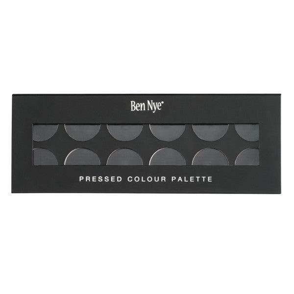 Ben Nye Empty 12 Well Makeup Palette - Professional Cosmetic Mixing Tray for Artists & Makeup Enthusiasts - Perfect for Blending Creams, Foundations & Special FX Makeup