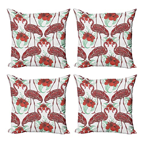 Red Coral Sea Green