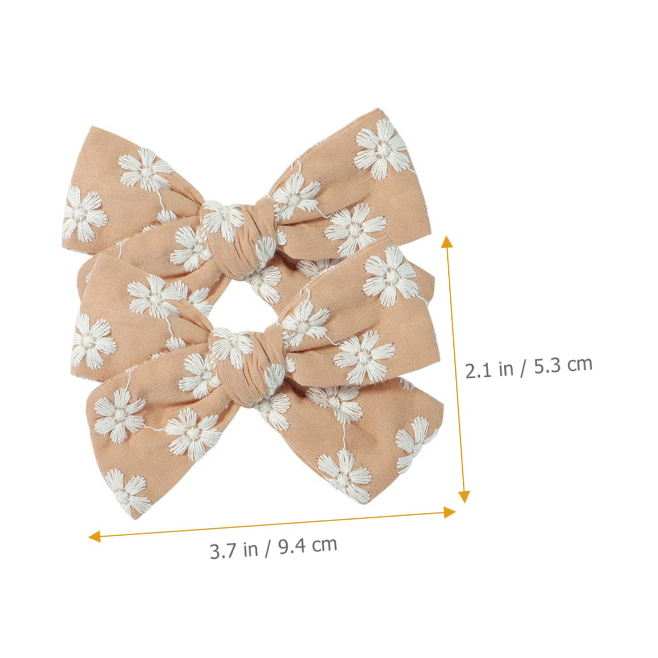60 Pcs Hair Bow Clips - Mini Hair Clips & Ribbon Bows for Girls - Polyester Hair Accessories for Kids, Babies, Toddlers - Perfect for Parties, School, Weddings & Daily Styling