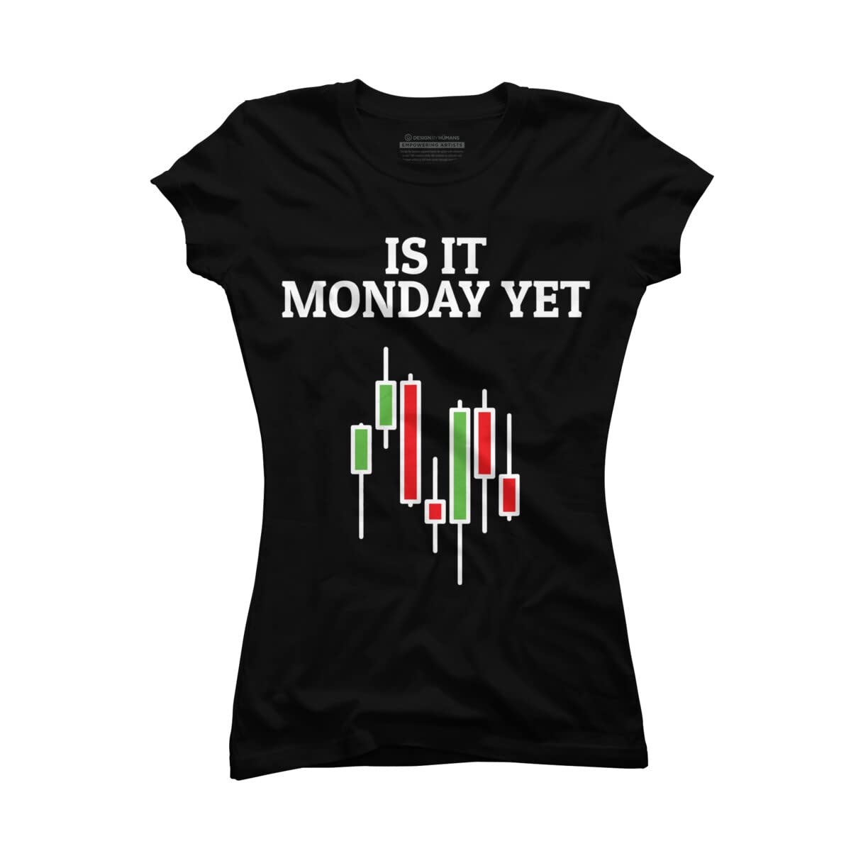 Funny Stock Market by Avocato Graphic T-Shirt for Women - Trendy Cotton Tee with Humorous Print - Perfect for Casual Wear, Gifts & Funny Outfits