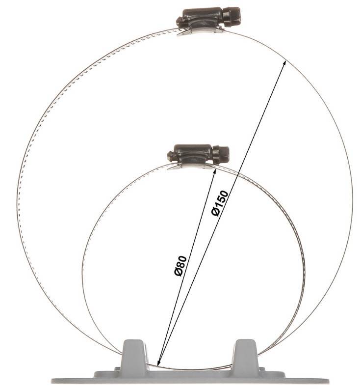 PFA152 E-Paal Mounting Bracket - Heavy Duty Metal Bracket for Secure Pole Installation | Perfect for Fencing, Signage & Outdoor Structures