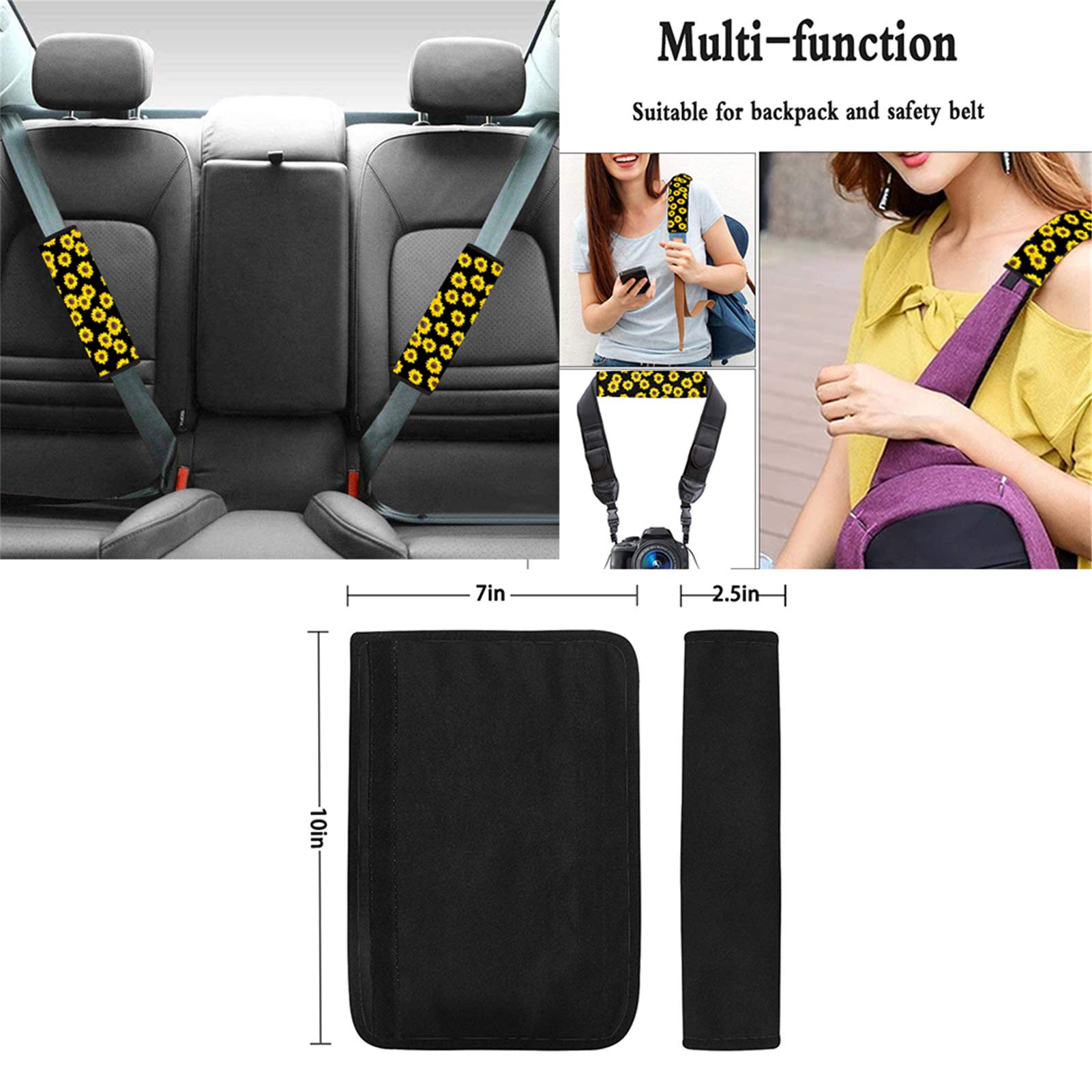CLOHOMIN Southwest Style Aztec Seat Covers for Trucks, Vans & SUVs - Front & Back Seats with Neoprene Steering Wheel Cover & Shoulder Strap Pads - Tribal Native Stripe Design | Perfect for Road Trips & Adventure Travel