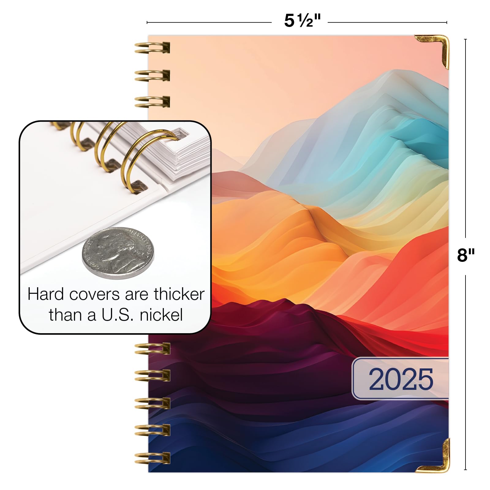 2025 Hardcover Planner 5.5